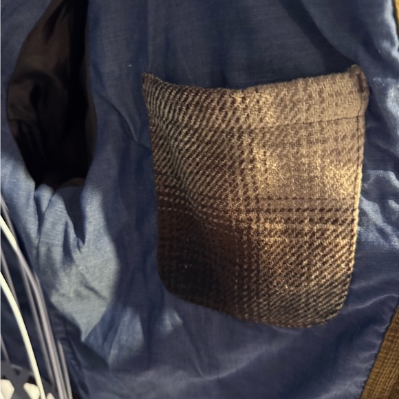 Jachs New York Premium Outdoor Purveyors Men's Brown Plaid Shirt Jacket - Picture 4 of 6